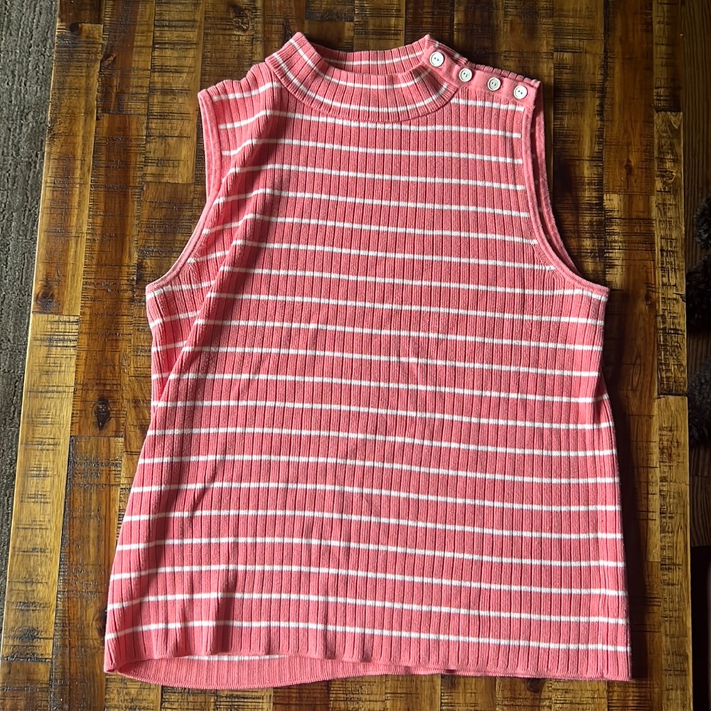 Women’s Talbots Coral Sleeveless Sweater